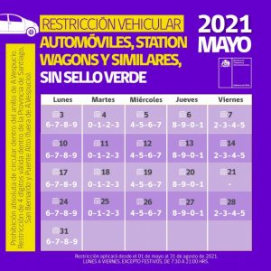 Restricción de autos sin sello verde